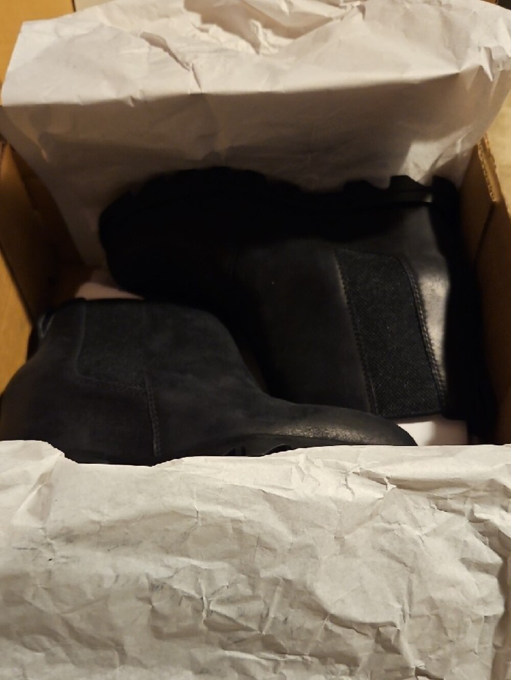 Sorel Joan of Arctic Wedge III Chelsea Ankle Boots in Black - Picture 5 of 8